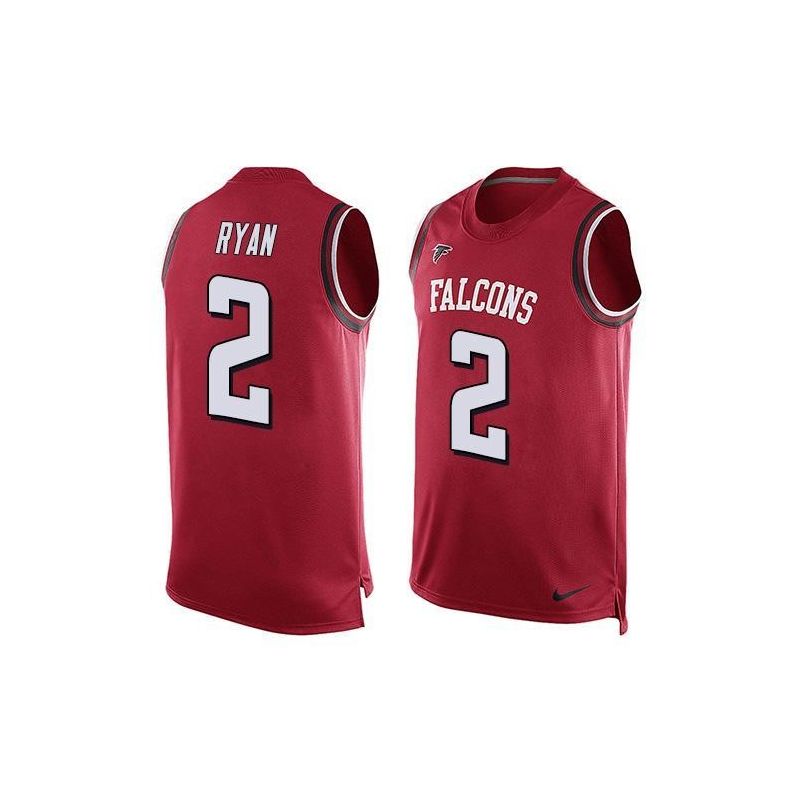 Cheap Matt Ryan Falcons Tank Top From China Red #2