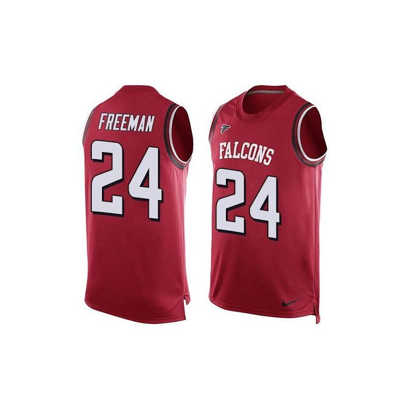 Cheap Devonta Freeman Falcons Tank Top From China Red #24