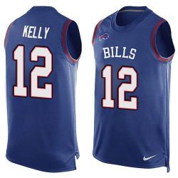 Cheap Jim Kelly Bills Tank Top From China Blue #12