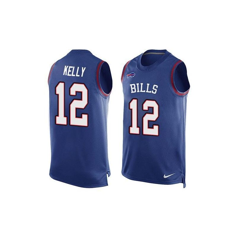Cheap Jim Kelly Bills Tank Top From China Blue #12