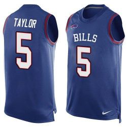 Cheap Tyrod Taylor Bills Tank Top From China Blue #5