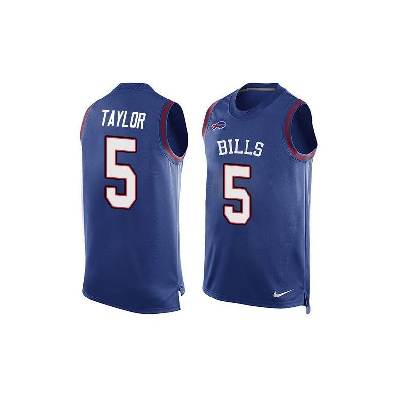 Cheap Tyrod Taylor Bills Tank Top From China Blue #5