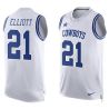 Cheap Ezekiel Elliott Cowboys Tank Top From China White #21