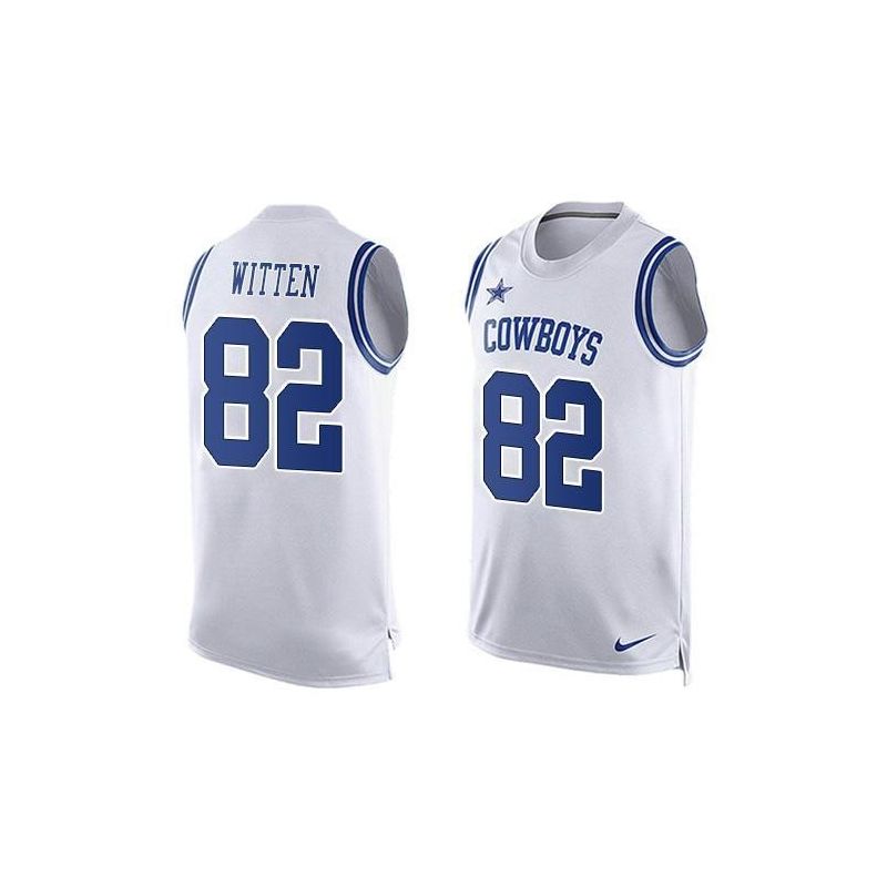 Cheap Jason Witten Cowboys Tank Top From China White #82