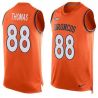Cheap Demaryius Thomas Broncos Tank Top From China Orange #88
