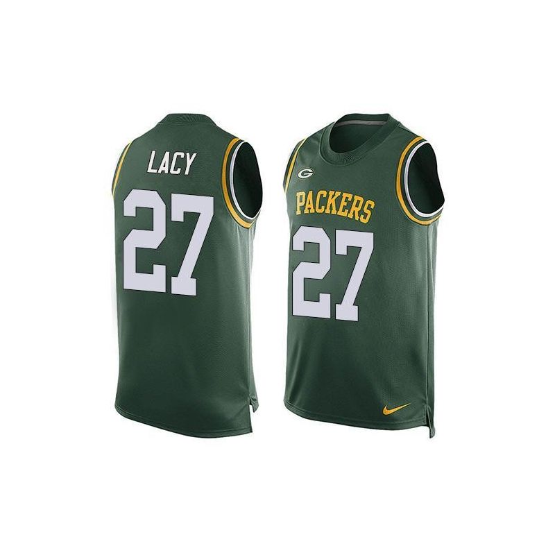 Cheap Eddie Lacy Packers Tank Top From China Green #27