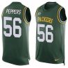 Cheap Julius Peppers Packers Tank Top From China Green #56