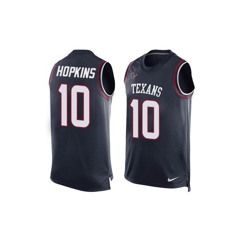 Cheap DeAndre Hopkins Texans Tank Top From China Blue #10