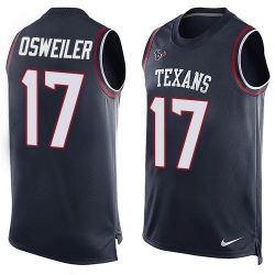 Cheap Brock Osweiler Texans Tank Top From China Blue #17