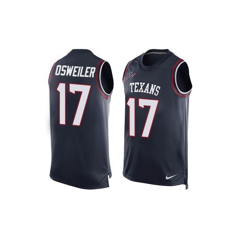 Cheap Brock Osweiler Texans Tank Top From China Blue #17