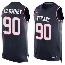 Cheap Jadeveon Clowney Texans Tank Top From China Blue #90
