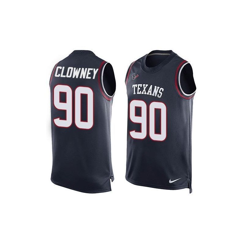 Cheap Jadeveon Clowney Texans Tank Top From China Blue #90