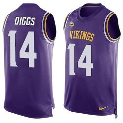 Cheap Stefon Diggs Vikings Tank Top From China Purple #14