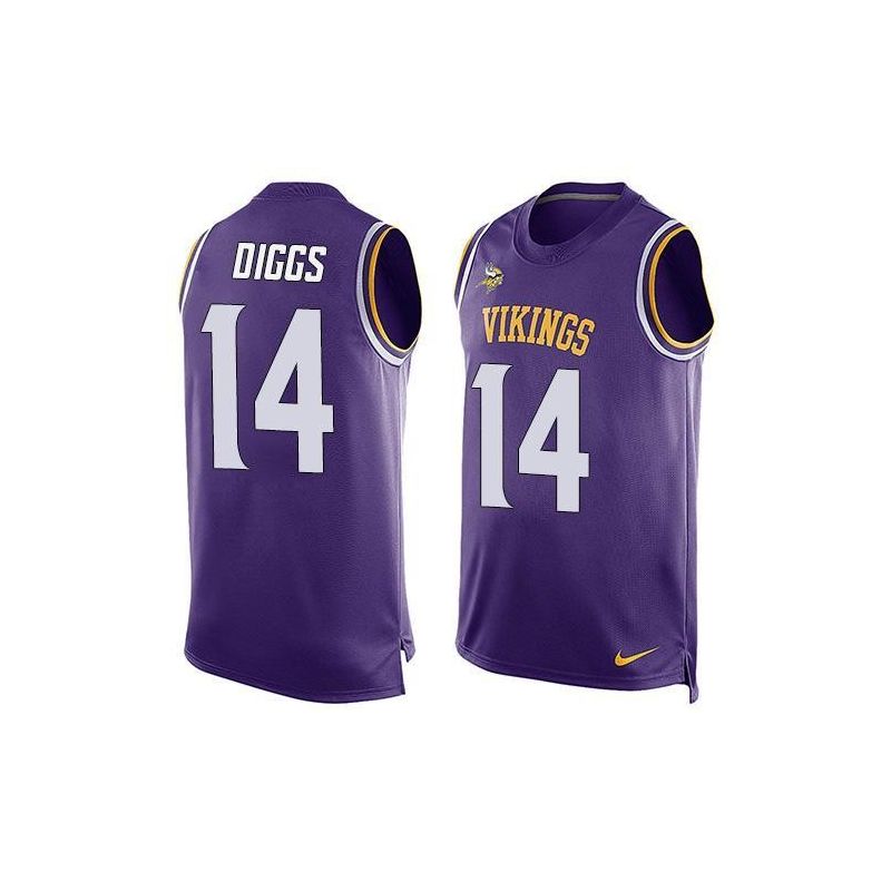 Cheap Stefon Diggs Vikings Tank Top From China Purple #14