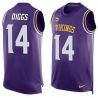 Cheap Stefon Diggs Vikings Tank Top From China Purple #14