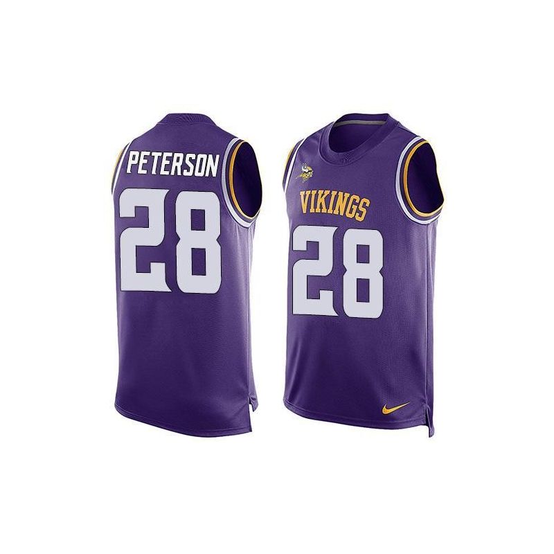 Cheap Adrian Peterson Vikings Tank Top From China Purple #28
