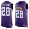 Cheap Adrian Peterson Vikings Tank Top From China Purple #28
