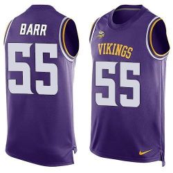Cheap Anthony Barr Vikings Tank Top From China Purple #55