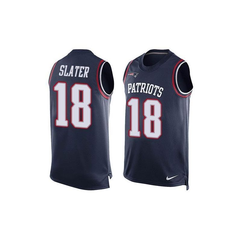 Cheap Matthew Slater Patriots Tank Top From China Blue #18