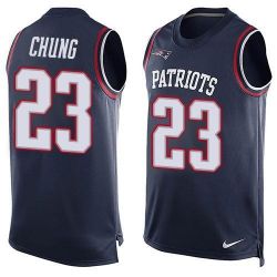 Cheap Patrick Chung Patriots Tank Top From China Blue #23