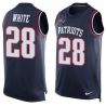 Cheap James White Patriots Tank Top From China Blue #28