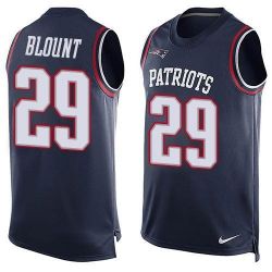 Cheap LeGarrette Blount Patriots Tank Top From China Blue #29