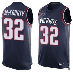 Cheap Devin McCourty Patriots Tank Top From China Blue #32