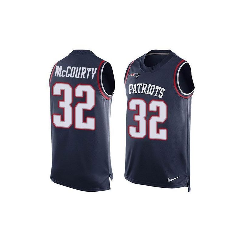 Cheap Devin McCourty Patriots Tank Top From China Blue #32