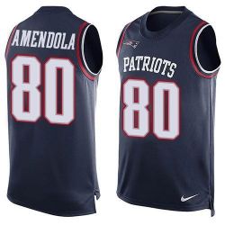 Cheap Danny Amendola Patriots Tank Top From China Blue #80