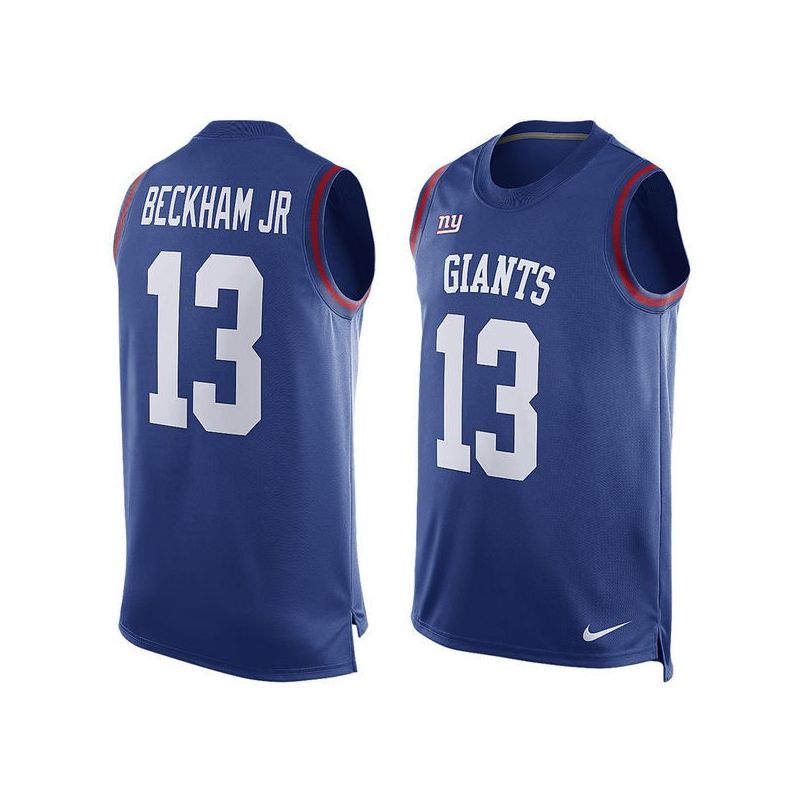 Cheap Odell Beckham JR Giants Tank Top From China Blue #13