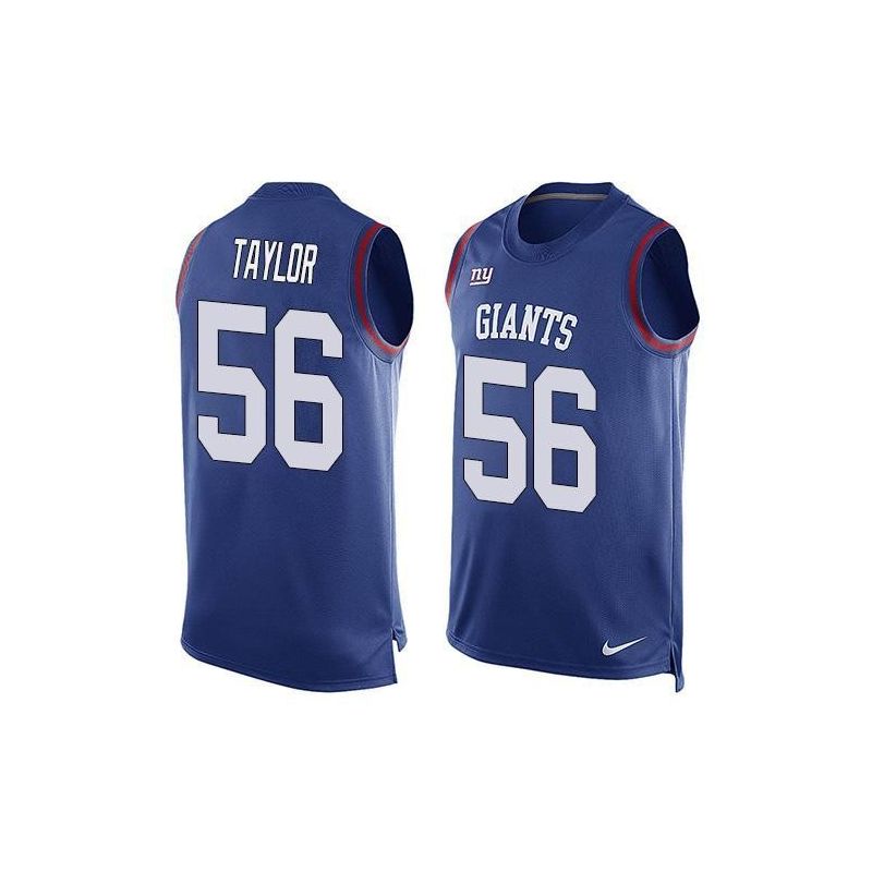 Cheap Lawrence Taylor Giants Tank Top From China Blue #56