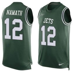 Cheap Joe Namath Jets Tank Top From China Green #12