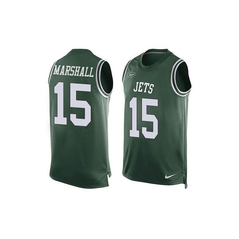 Cheap Brandon Marshall Jets Tank Top From China Green #15