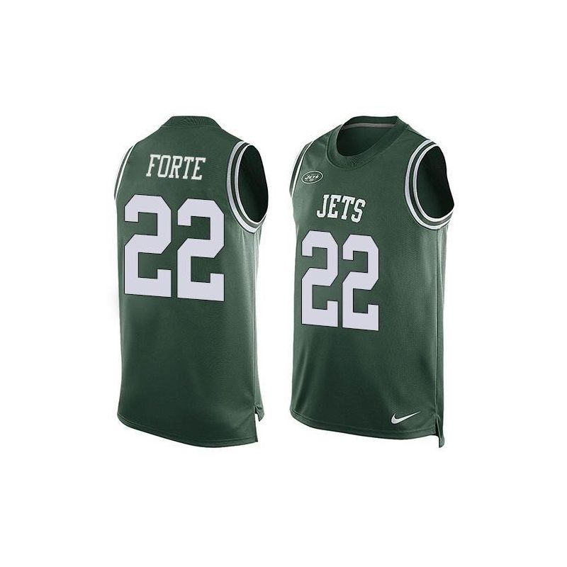 Cheap Matt Forte Jets Tank Top From China Green #22