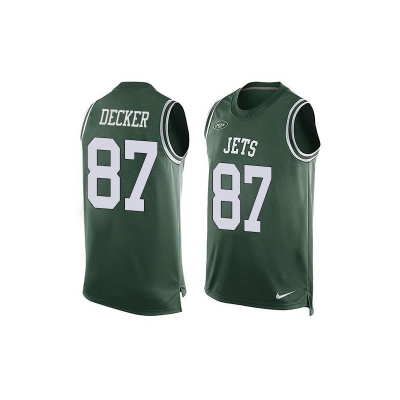 Cheap Eric Decker Jets Tank Top From China Green #87