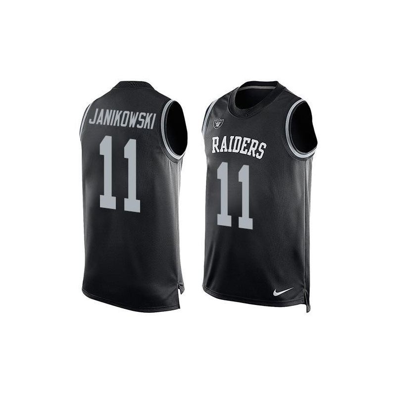 Cheap Sebastian Janikowski Raiders Tank Top From China Black #11