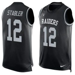 Cheap Kenny Stabler Raiders Tank Top From China Black #12
