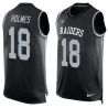 Cheap Andre Holmes Raiders Tank Top From China Black #18
