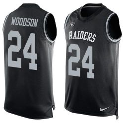 Cheap Charles Woodson Raiders Tank Top From China Black #24