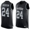 Cheap Charles Woodson Raiders Tank Top From China Black #24