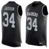 Cheap Bo Jackson Raiders Tank Top From China Black #34