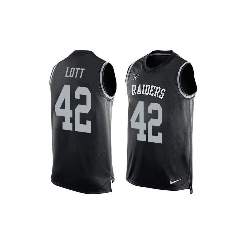 Cheap Ronnie Lott Raiders Tank Top From China Black #42