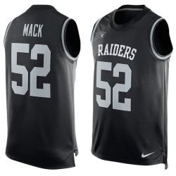 Cheap Khalil Mack Raiders Tank Top From China Black #52