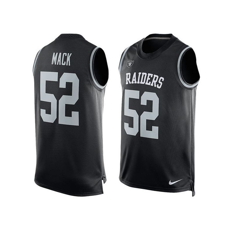 Cheap Khalil Mack Raiders Tank Top From China Black #52