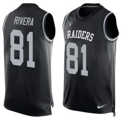 Cheap Mychal Rivera Raiders Tank Top From China Black #81