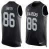 Cheap Lee Smith Raiders Tank Top From China Black #86