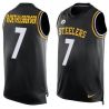 Cheap Ben Roethlisberger Steelers Tank Top From China Black #7