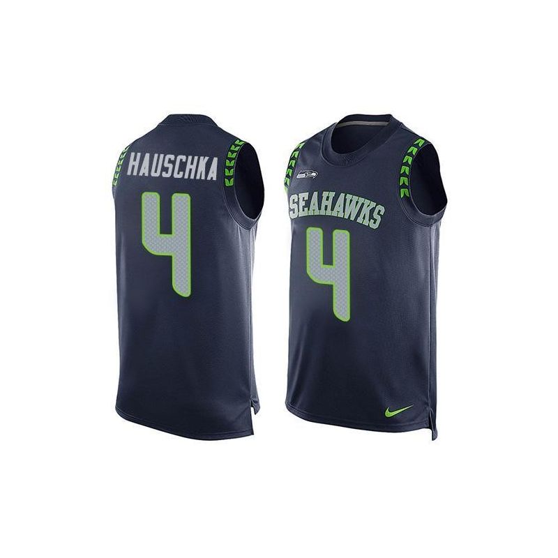 Cheap Steven Hauschka Seahawks Tank Top From China Blue #4