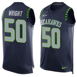 Cheap KJ Wright Seahawks Tank Top From China Blue #50