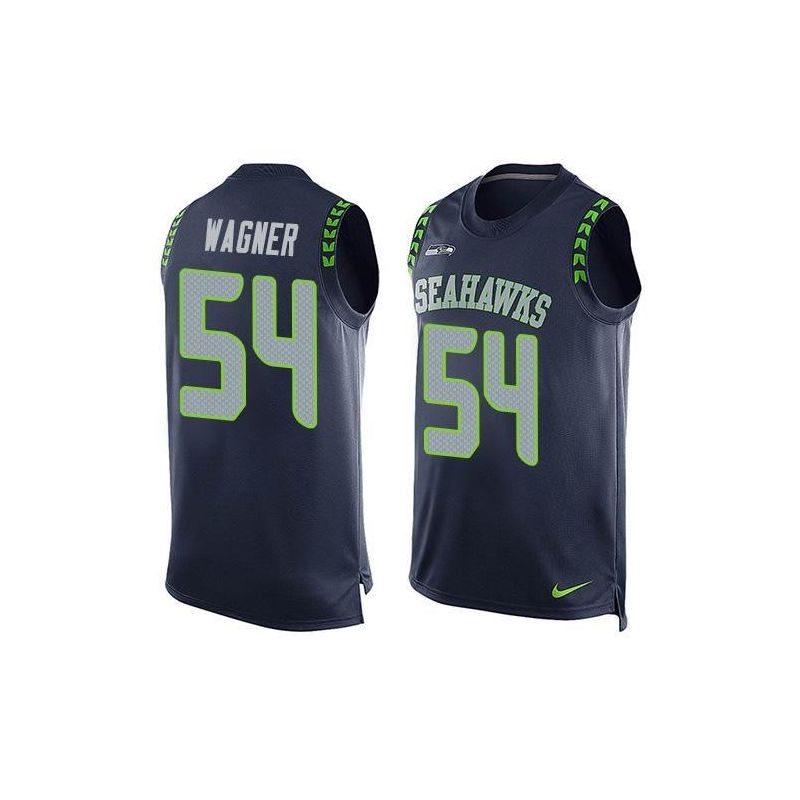 Cheap Bobby Wagner Seahawks Tank Top From China Blue #54